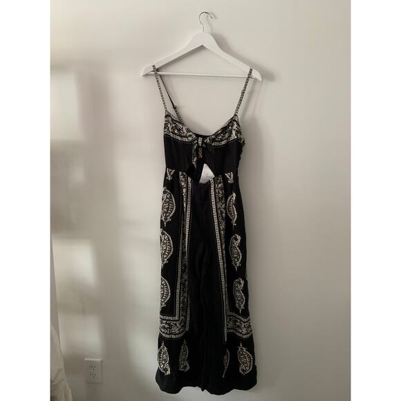 Free People Feel The Sun Cutout Jumpsuit Size 4 - Picture 1 of 7